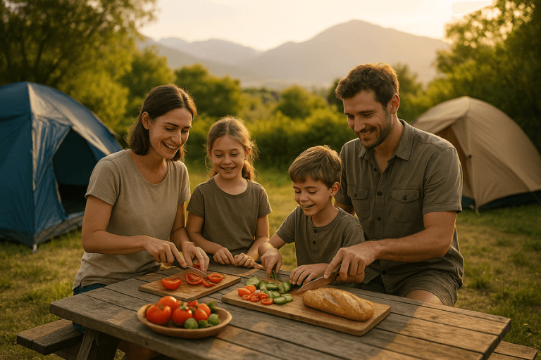 Desconecta del estrés y fortalece lazos familiares en un camping rodeado de naturaleza. Disfruta actividades, conversaciones y crea recuerdos inolvidables.