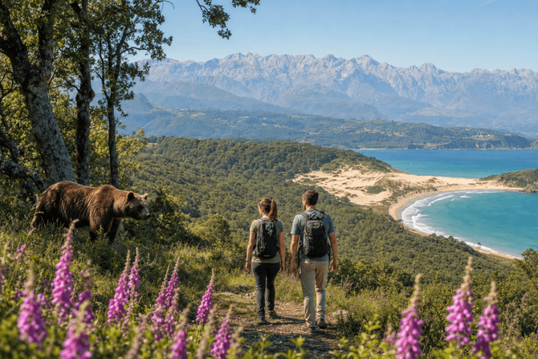 Explora Cantabria, un lugar donde la naturaleza se vive entre montañas y playas, con parques como las Dunas de Liencres y Picos de Europa.