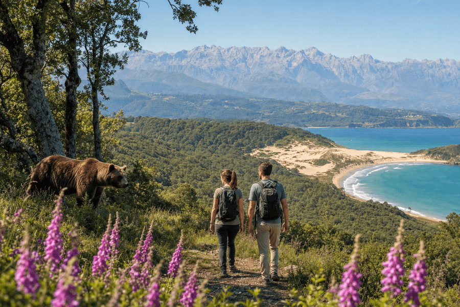 Explora Cantabria, un lugar donde la naturaleza se vive entre montañas y playas, con parques como las Dunas de Liencres y Picos de Europa.